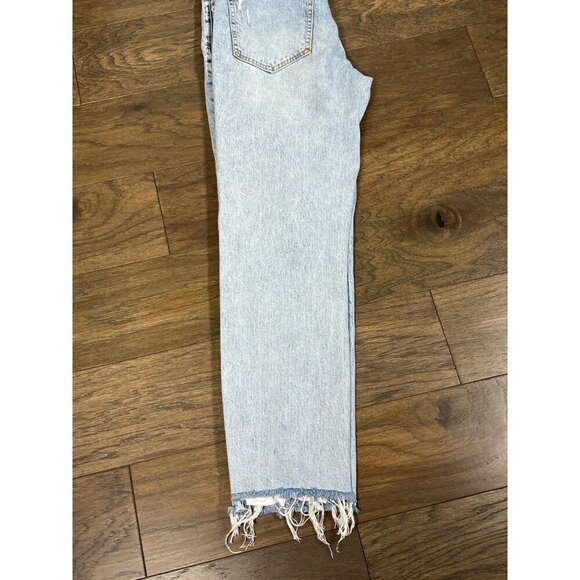 PILCRO The Vintage Straight Destroyed Jeans Blue Sz 28 EUC - Picture 3 of 7